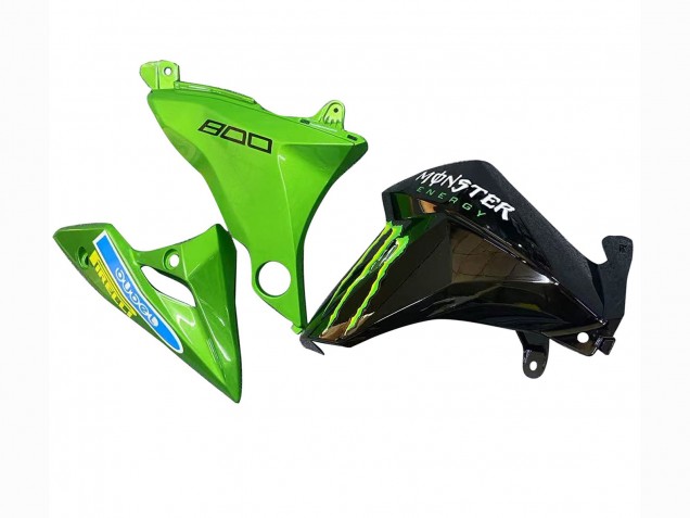 2013-2018 Kawasaki Z800 Motorcycle Fairings - Green Glossy Black Red Yellow