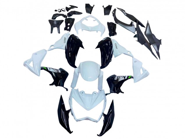 2013-2018 Kawasaki Z800 Motorcycle Fairings - White Glossy Black Green