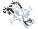 2013-2018 Kawasaki Z800 Motorcycle Fairings - White Green Silver Black