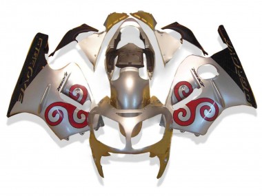 Shop 2000-2001 Kawasaki ZX12R Motorcycle Fairings - Silver Red Black