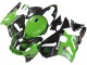 2002-2006 Kawasaki ZX12R Motorcycle Fairing - Green Glossy Black Elf Touch4 Monster