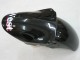 2000-2001 Kawasaki ZX9R Motorcycle Fairings - Glossy Black White West