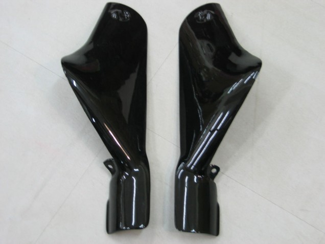 2000-2001 Kawasaki ZX9R Motorcycle Fairings - Glossy Black White West