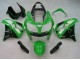 2000-2001 Kawasaki ZX9R Motorcycle Fairings - Green Silver Black