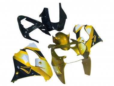 Shop 2000-2001 Kawasaki ZX9R Motorcycle Fairings - Gold White Black