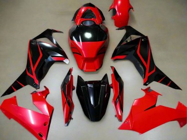 Shop 2021-2023 Honda CBR650R Motorcycle Fairings - Red Glossy Black Stripe
