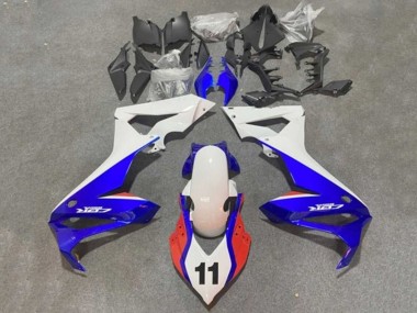 Shop 2021-2023 Honda CBR650R Motorcycle Fairings - White Blue Red 11
