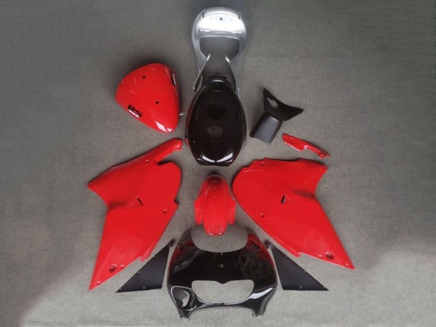 1999-2004 Aprilia RS250 Motorcycle Fairings - Red Black Silver