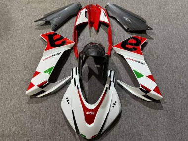 Shop 2020-2024 Aprilia RS660 Motorcycle Fairings - White Red Black Carbon Fiber Green