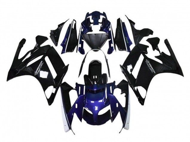 2001-2006 Yamaha FJR1300 Motorcycle Fairings - Glossy Black Blue