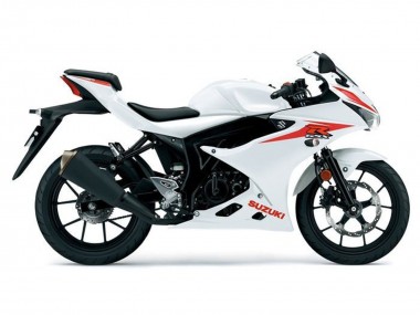 Shop 2017-2025 Suzuki GSXR125 Motorcycle Fairings - White Red