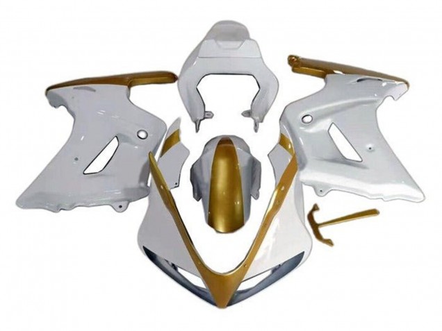 2003-2013 Suzuki SV650 Motorcycle Fairings - White Gold