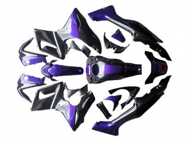 Shop 2002-2006 Honda CBR125R Motorcycle Fairings - Silver Purple Glossy Black