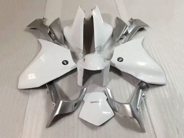 2010-2014 Honda VFR 1200 Motorcycle Fairing - Silver White