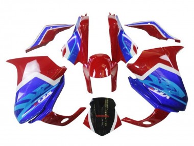 Shop 2010-2014 Honda VFR 1200 Motorcycle Fairings - White Red Blue