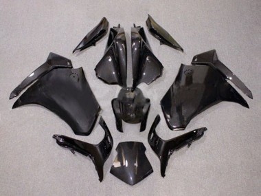 Shop 2010-2014 Honda VFR 1200 Motorcycle Fairings - Black Carbon Fiber