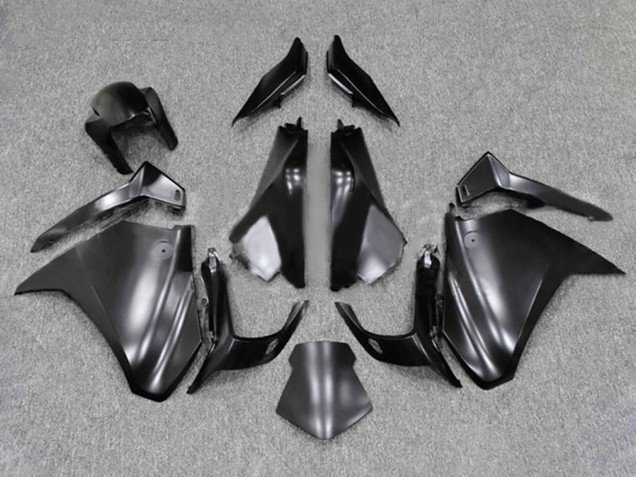 2010-2014 Honda VFR 1200 Motorcycle Fairings - Matte Black Glossy Black