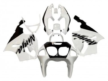 Shop 1996-2003 Kawasaki ZX7R Motorcycle Fairings - White Black