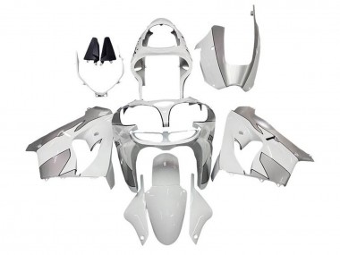 Shop 2002-2003 Kawasaki ZX9R Motorcycle Fairings - White Silver