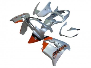 Shop 2002-2003 Kawasaki ZX9R Motorcycle Fairings - Silver Orange Black