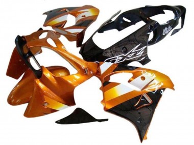 Shop 2002-2003 Kawasaki ZX9R Motorcycle Fairings - Orange Black White
