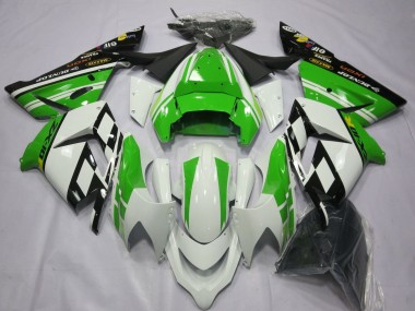 Shop 2004-2005 Kawasaki ZX10R Motorcycle Fairings - White Green
