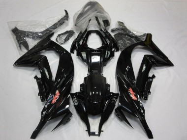 Shop 2011-2015 Kawasaki ZX10R Motorcycle Fairings - Glossy Black Red