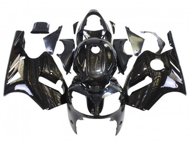 2002-2006 Kawasaki ZX12R Motorcycle Fairings - Glossy Black