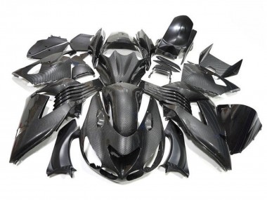 Shop 2006-2011 Kawasaki ZX14R ZZR1400 Motorcycle Fairings - Faux Carbon Fiber