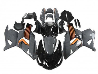 Shop 2006-2011 Kawasaki ZX14R ZZR1400 Motorcycle Fairings - Grey Orange Black