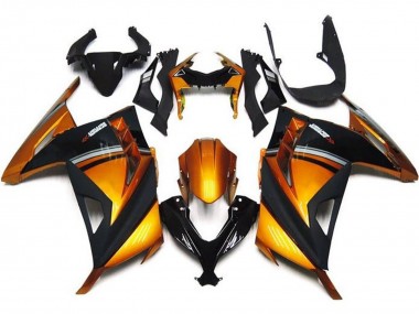 Shop 2013-2024 Kawasaki EX300 Motorcycle Fairings - Orange Black Grey