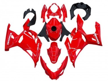 Shop 2018-2024 Kawasaki Ninja 400 Motorcycle Fairings - Red