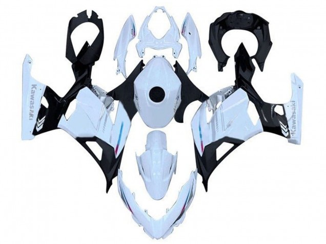 2018-2024 Kawasaki Ninja 400 Motorcycle Fairing - White Black