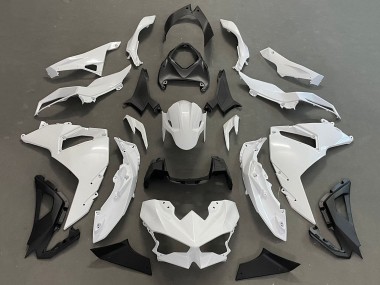 Shop 2024-2025 Kawasaki Ninja 500 EX500R Motorcycle Fairings - White Black