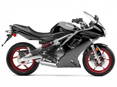 Shop 2006-2008 Kawasaki Ninja 650 EX650 Motorcycle Fairings - Glossy Black Matte Black