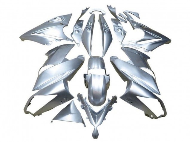 2009-2011 Kawasaki Ninja 650 EX650 Motorcycle Fairings - Silver