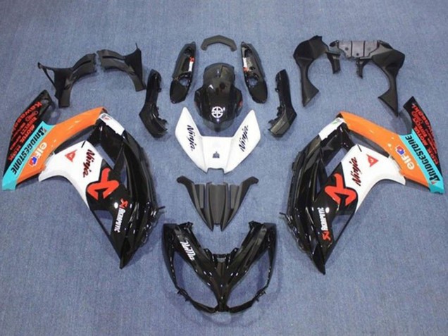2012-2016 Kawasaki Ninja 650 EX650 Motorcycle Fairings - Glossy Black White Orange Blue Red