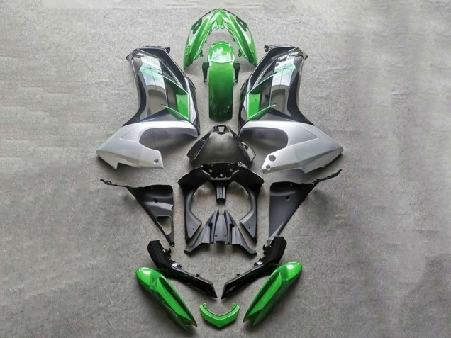 2012-2016 Kawasaki Ninja 650 EX650 Motorcycle Fairings - Green Grey Black