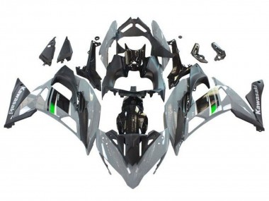 Shop 2017-2019 Kawasaki Ninja 650 EX650 Motorcycle Fairings - Grey Black Green