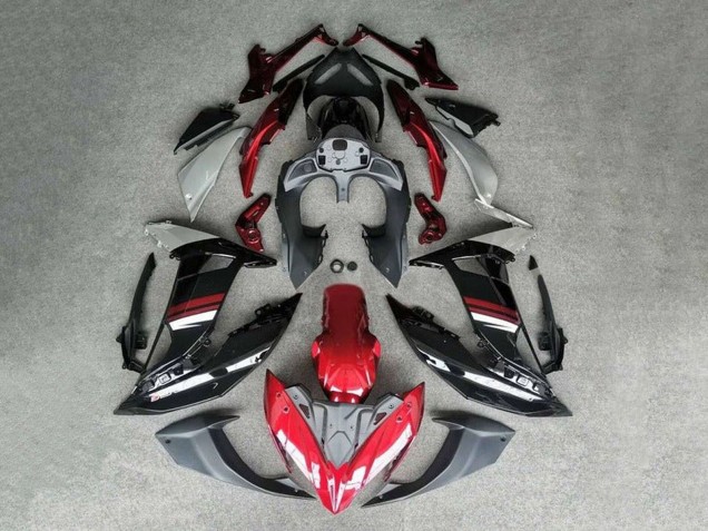2017-2019 Kawasaki Ninja 650 EX650 Motorcycle Fairings - Red Black White