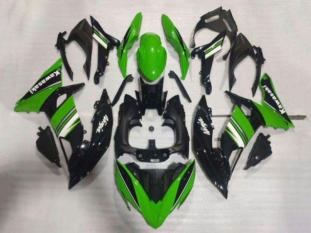 2017-2019 Kawasaki Ninja 650 EX650 Motorcycle Fairings - Green Black White