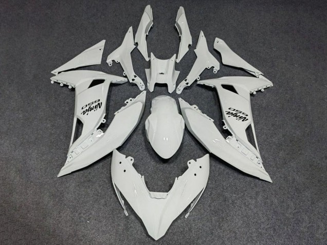 2017-2019 Kawasaki Ninja 650 EX650 Motorcycle Fairings - White Black