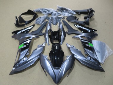 Shop 2017-2019 Kawasaki Ninja 650 EX650 Motorcycle Fairings - Glossy Grey Green Black White
