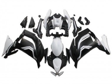 Shop 2020-2024 Kawasaki Ninja 650 EX650 Motorcycle Fairings - White Matte Black