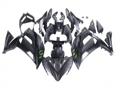 Shop 2020-2024 Kawasaki Ninja 650 EX650 Motorcycle Fairings - Matte Black Green
