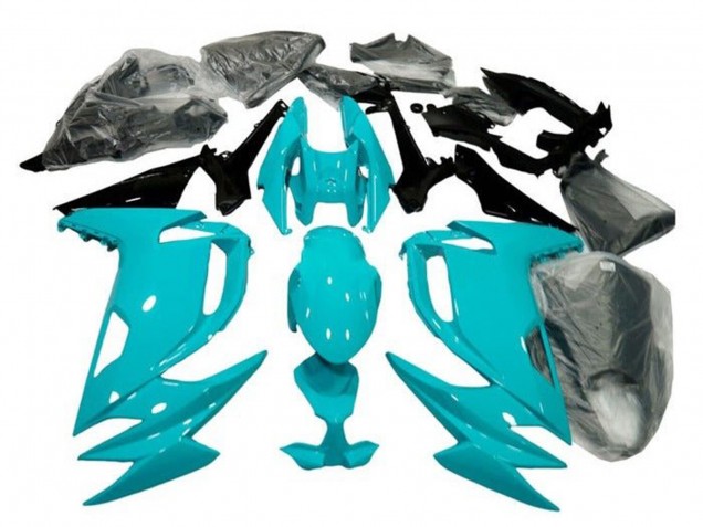 2020-2024 Kawasaki Ninja 650 EX650 Motorcycle Fairings - Light Blue Black