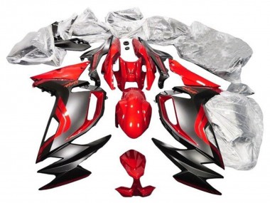 Shop 2020-2024 Kawasaki Ninja 650 EX650 Motorcycle Fairings - Red Matte Black