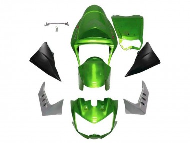 Shop 2003-2006 Kawasaki Z1000 Motorcycle Fairings - Green Matte Black