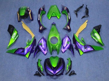 Shop 2014-2019 Kawasaki Z1000 Motorcycle Fairings - Green Yellow Purple Black