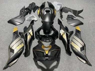 Shop 2019-2025 Kawasaki ZX25R ZX-25R Motorcycle Fairings - Matte Black Grey Gold Glossy Black